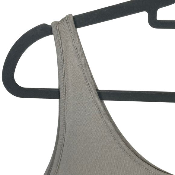 J Jill Wearever Tank Top 2X Beige Taupe Scoop Neck Stretch Soft Travel Lounge - Picture 7 of 11